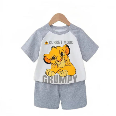 Zomerset für Kinder – Cartoon T-Shirt und Shorts mit Mickey Mouse Druck