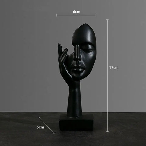 Abstrakte Gesichts-Skulpturen - Einzigartig und Modern