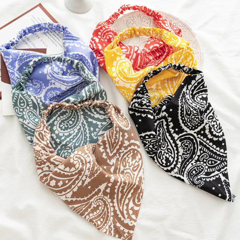 2022 Sommer Vintage Blumen Bandana – Stilvolle Haaraccessoires für Frauen und Mädchen