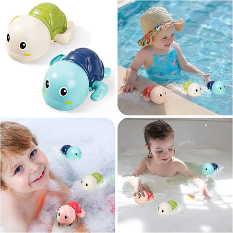 Schwimmfreund Schildkröte - Perfekter Spielkamerad für die Badewanne