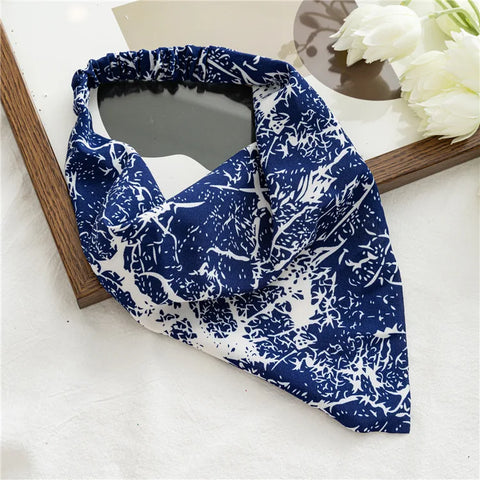 2022 Sommer Vintage Blumen Bandana – Stilvolle Haaraccessoires für Frauen und Mädchen