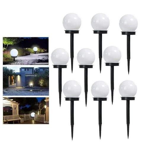 Solarbetriebene LED Gartenlampe - Energiesparend und Wetterfest für Außenbeleuchtung