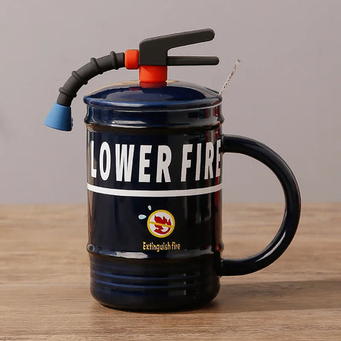 Kreative Feuerlöscher Tasse - Einzigartig und Praktisch für Zuhause oder im Büro