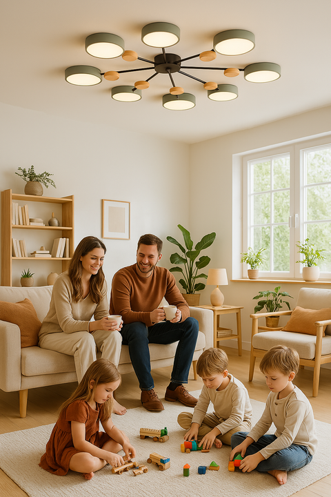 Moderne Skandinavische LED-Deckenlampe – Stilvoll & Nachhaltig