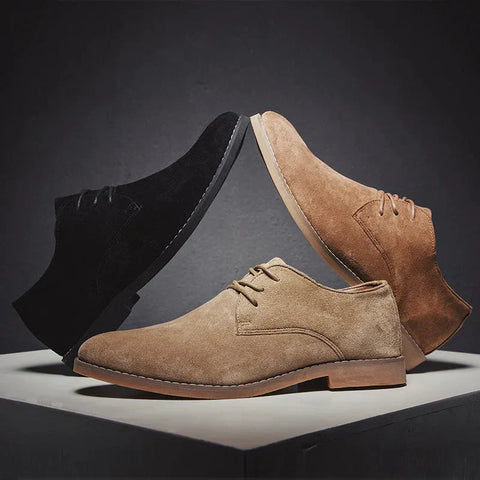 Klassische Eleganz Wildleder Oxford – Komfort und Stil für Herren