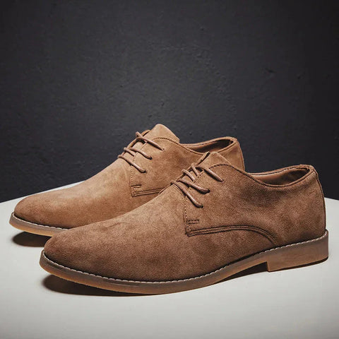 Klassische Eleganz Wildleder Oxford – Komfort und Stil für Herren