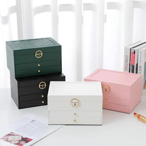 Luxe Mehrschichtige Schmuckbox – Stilvoller & Nachhaltiger Organizer