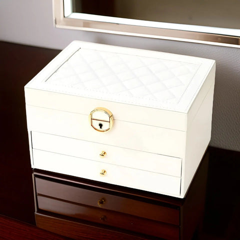 Luxe Mehrschichtige Schmuckbox – Stilvoller & Nachhaltiger Organizer