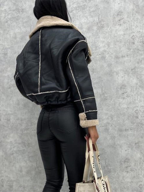 Sophie Stilvolle Bikerjacke - Bequem und Trendy