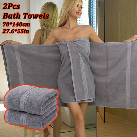 Premium Baumwoll-Badetuch-Set – Weich und Absorbierend
