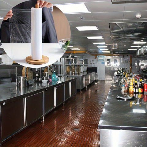 Bambus Küchenrollenhalter mit natürlicher Oberfläche – Stilvoll und praktisch für die Arbeitsplatte