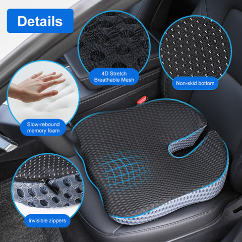 Ergonomisches Dreieckiges Autostoelkissen – Gedächtnisschaum Unterstützung