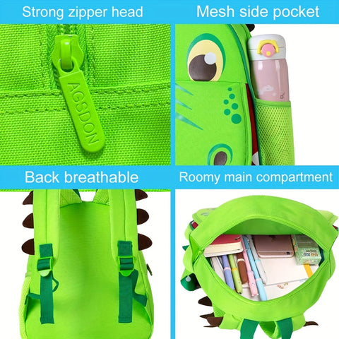Lustiger Dinosaurier-Rucksack für Kinder – Geräumige und Bequeme Schultasche