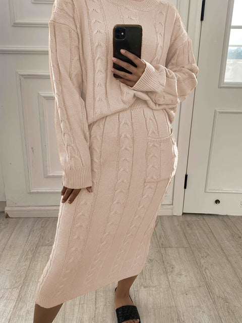 Luna Plus-Size Sweater Set - Bequem und Stilvoll für den Herbst & Winter