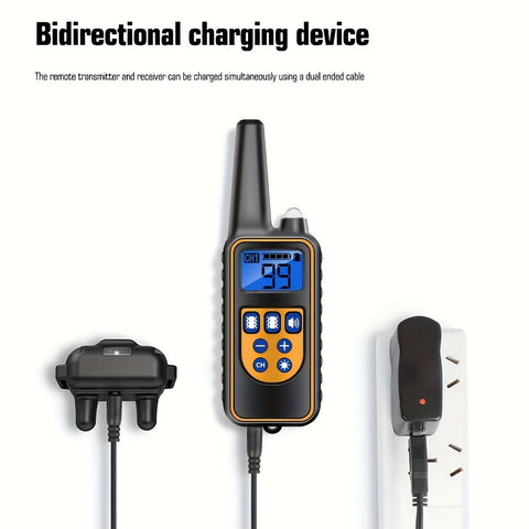 Smart Trainer Pro – Wiederaufladbare Fernbedienung für Hundehalsband mit Piepton & Vibration