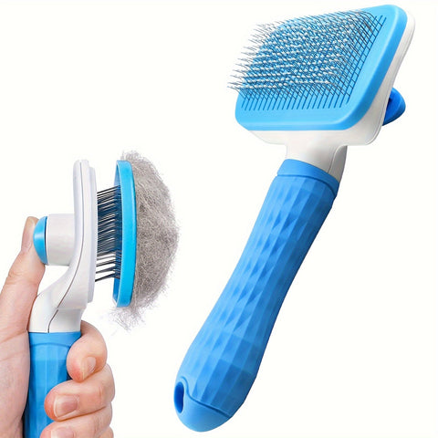 Elegante Glide Tierpflegebürste – Mühelose Fellentfernung & Belebende Massage