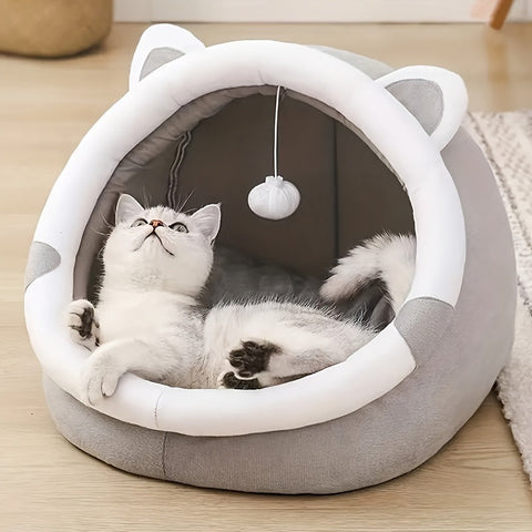 Knus Katzenhaus - Der perfekte Spiel- und Schlafplatz für deine Katze