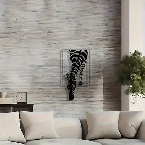 Zebra Silhouette Wanddekoration - Stilvolle Eleganz für Deinen Raum
