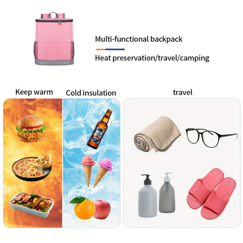 Kühlrucksack für 24 Dosen – Ideal für Strand, Camping und Picknicks