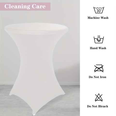 Stretchy Cocktail-Tischdecke - Einfarbig, Ideal für Feiern und Veranstaltungen