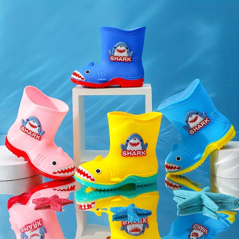 Sharky Regenstiefel für Kinder - Verspielter Wasserdichter Schutz