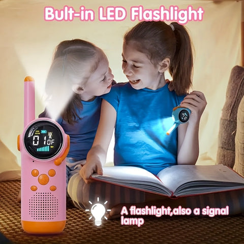 Kinder Walkie-Talkies Set – 3-Meilen Reichweite & Wiederaufladbarer Akku
