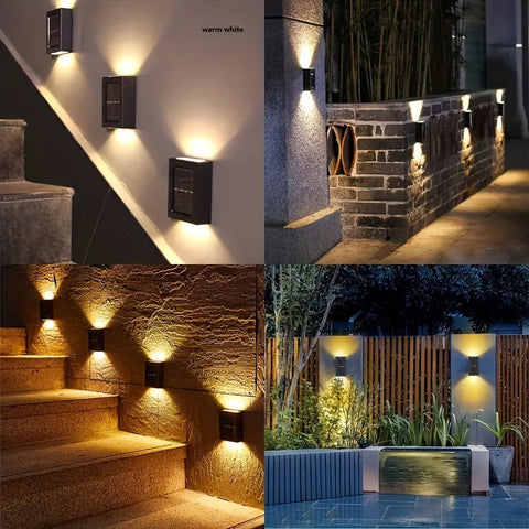Orlite Schwarze LED Wandbeleuchtung – Nachhaltiges und Stimmungsvolles Außenlicht