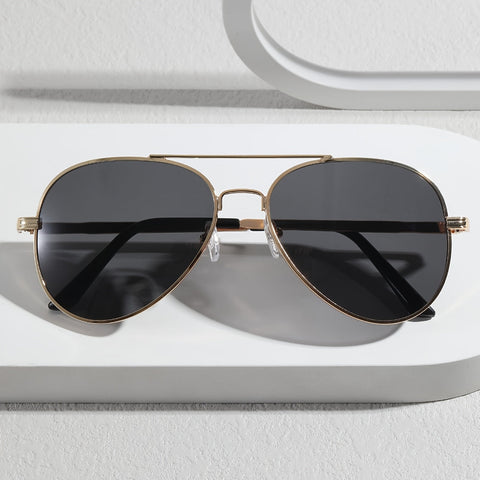 Pilotensonnenbrille für Herren – Zeitloses Design mit Metall und Kunststoff für den täglichen Gebrauch