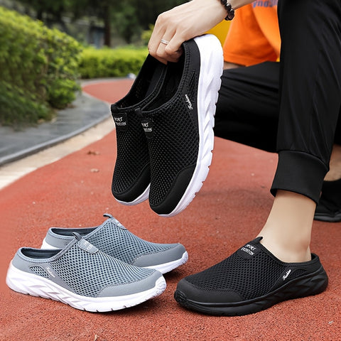 Herren Atmungsaktive Slippers – Leichtgewicht Mesh Komfort