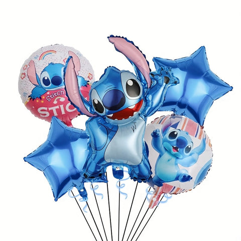 Stitch Ballonset – 5 Stück für eine Magische Feier