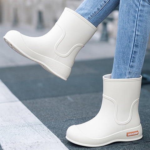 Modische Wasserdichte Gummistiefel für Damen – Perfekt für Gartenarbeit und Abenteuer im Freien
