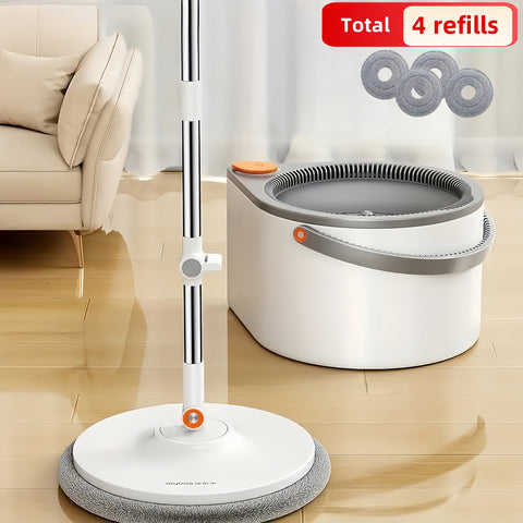 FlexiClean Spin Mop Set – Handsfree, Verstellbar und Effizient Reinigen