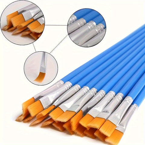 Professionelles Pinselset – Geeignet für Öl-, Acryl- und Aquarellmalerei