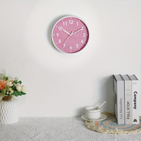 PinkTime Rosa Wanduhr - Modern und Dekorativ für Jeden Raum