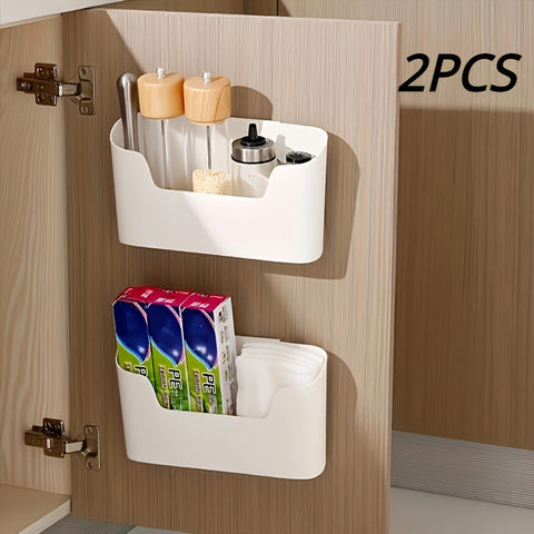 2-teiliges Wandorganizer-Set – Kompakt und Praktisch für Sofortigen Stauraum Ohne Bohren