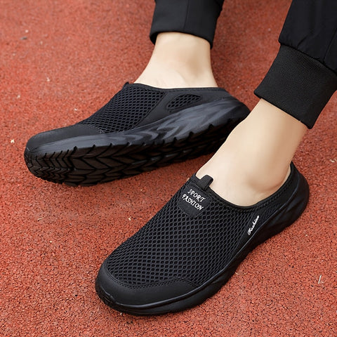 Herren Atmungsaktive Slippers – Leichtgewicht Mesh Komfort