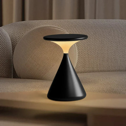 Aeron Sanduhr Dimmbar LED Tischlampe – Elegant und Kabellos Licht