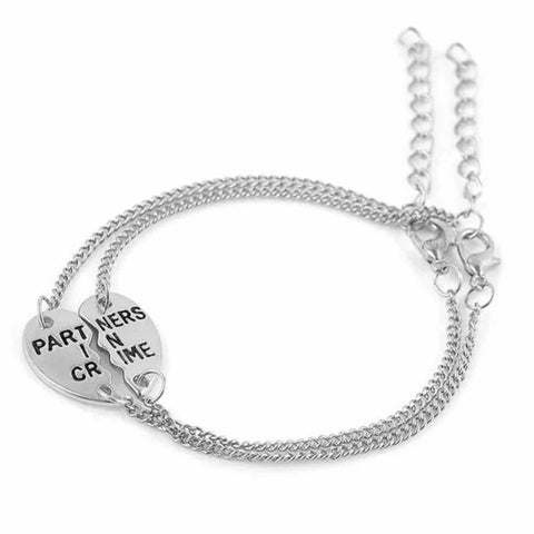 Partners in Crime Armband - Für Unzertrennliche Freundschaft und Abenteuer