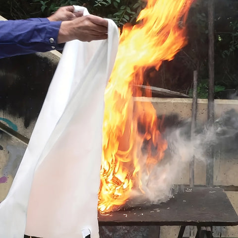 Notfall Branddeken für Haushalte und Unternehmen – Flammhemmendes Branddeken für Küche, Büro und Auto
