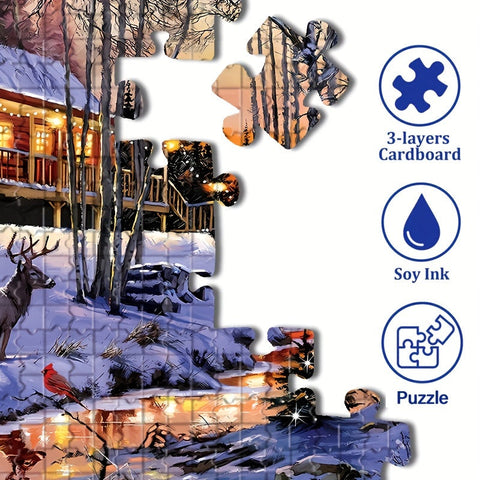 Winterliche Puzzlespaß – Für gemütliche Abende