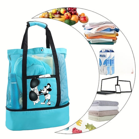 Mickey Mouse Strandtasche – Leicht und Praktisch mit Doppellage für Extra Schutz