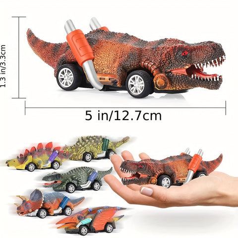 Dino Racer Spielset - Flotte Dino Fahrzeuge für abenteuerlustige Kinder