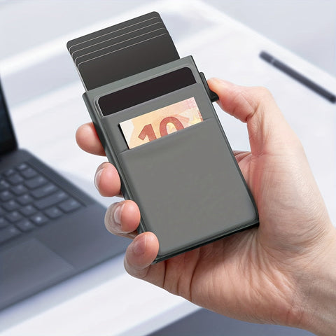RFID-blockierende Kartenhalter – Automatische Ausgabe und große Kapazität für sicheres Aufbewahren von Karten