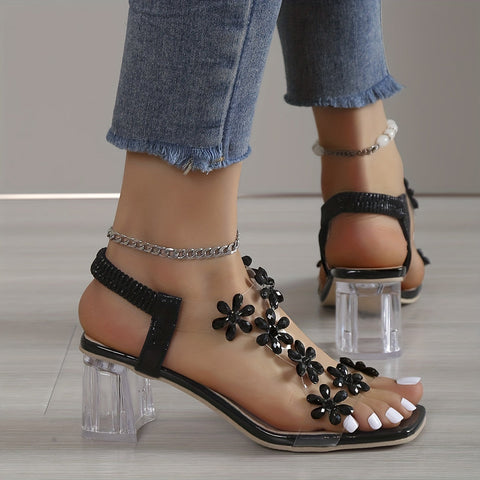Blumenfest Sandalen für Damen - Luftig und Chic für Sonnige Tage