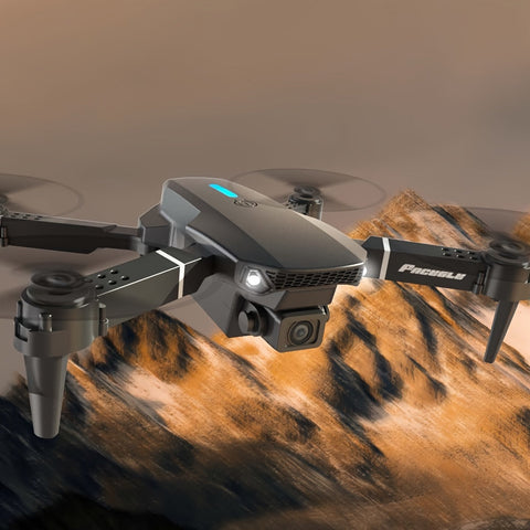 E88 Drohne mit Doppel-Kamera – Zusammenklappbarer Quadcopter mit Höhenhalter