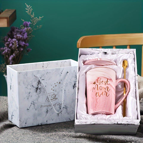 Marmortasse-Set mit goldener Aufdruck – Das perfekte Muttertagsgeschenk