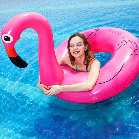 Aufblasbarer Flamingo Pool Float – Bequem, Bunt und Perfekt für Poolpartys