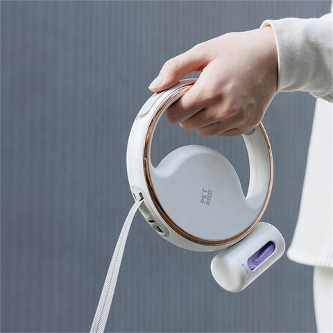 LED Automatische Hundenleine – Ergonomischer Griff & Sicherheitslicht