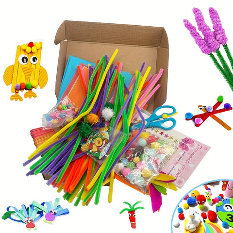 Kreatives DIY Bastelset für Kinder – Pädagogisches Spielzeug mit verschiedenen Materialien