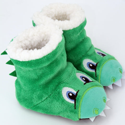 Dino- und Rentierhausschuhe für Kinder - Warm und Verspielt für Zu Hause